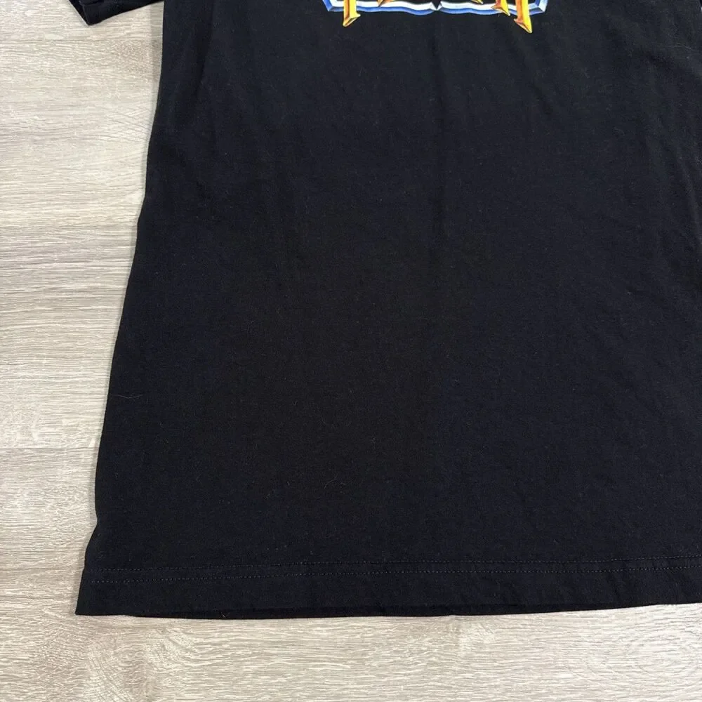 Night Flight Shirt Retro Logo Black Short Sleeve Tee Men’s Medium - Picture 5 of 7